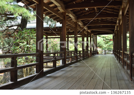 大覺寺村雨迴廊（京都市右京區） 136267135