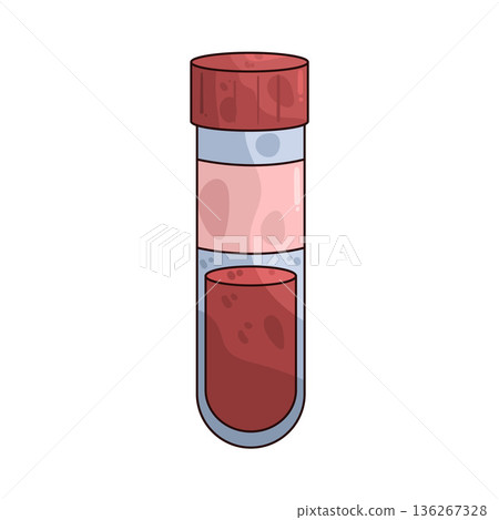 Illustration of blood test Illustration of blood test 136267328