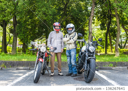 Bike Life: Touring with fellow bikers Bike Life: Touring with fellow bikers 136267641