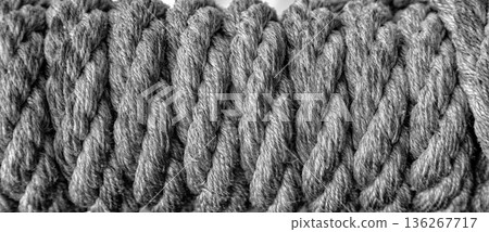reeled rope on the coil. reeled rope on the coil. 136267717