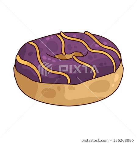 Illustration of donut Illustration of donut 136268090