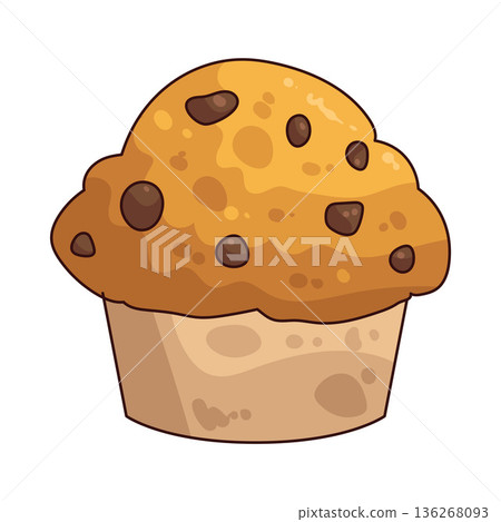 Illustration of muffin Illustration of muffin 136268093