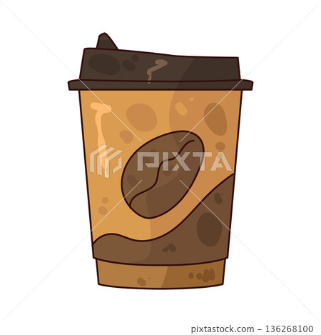 Illustration of Coffee Illustration of Coffee 136268100