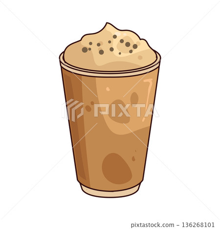 Illustration of smoothie Illustration of smoothie 136268101
