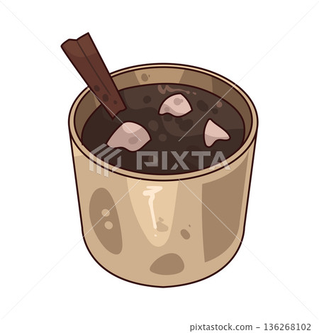 Illustration of Hot chocolate 136268102
