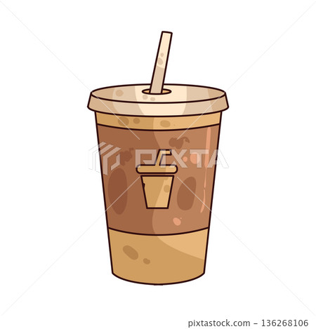 Illustration of paper cup Illustration of paper cup 136268106