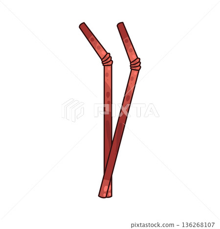 Illustration of straw 136268107