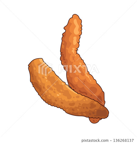 Illustration of Chicken Strip 136268137