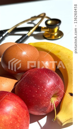 Stacked Brown Eggs In Sculptural Arrangement With Dramatic Shadows And Low Angle Light, Minimalist Food Art Exploring Balance, Form And Texture For Creative Editorial Use Stacked Brown Eggs In Sculptural Arrangement With Dramatic Shadows And Low Angle Light, Minimalist Food Art Exploring Balance, Form And Texture For Creative Editorial Use 136268458
