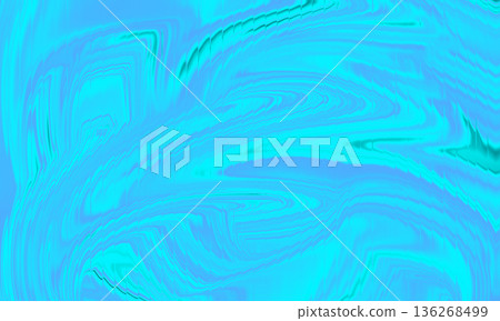 Soft Aqua Cyan Abstract Liquid Swirl Background 136268499