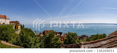 beautiful coastline of Bodensee Lake beautiful coastline of Bodensee Lake 136269053