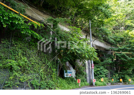 [Ogouchi Line] A bridge on the abandoned railway line running parallel to the national highway 136269061