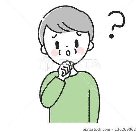 一位心存疑慮的老人 136269068