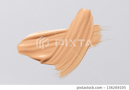 Skin foundation or makeup base. Cosmetic product. Skin foundation or makeup base. Cosmetic product. 136269105