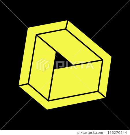 Impossible optical illusion shapes. Op art objects. Impossible figures. Line art. Escher style. Impossible optical illusion shapes. Op art objects. Impossible figures. Line art. Escher style. 136270244