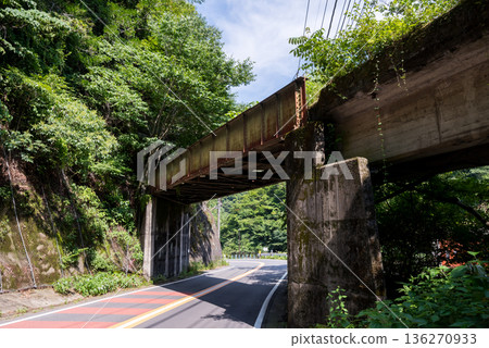 【小河內線】橫跨國道的廢棄鐵路橋和隧道 【小河內線】橫跨國道的廢棄鐵路橋和隧道 136270933