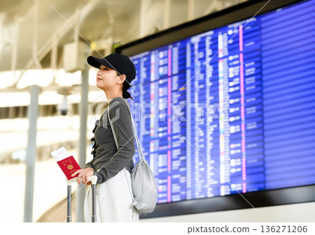 在機場查詢航班資訊 ■拍攝合作：關西國際機場（KIX） 136271206