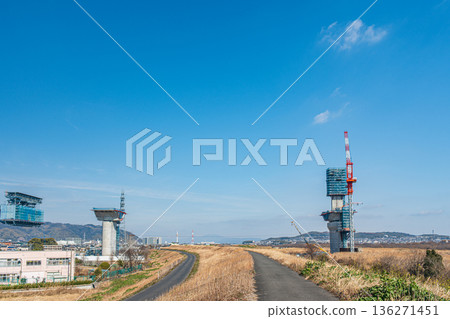 新名神高速公路建設工程 大阪府高槻市 新名神高速公路建設工程 大阪府高槻市 136271451