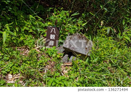 高妻山登山道上的八觀音菩薩石龕 136271494