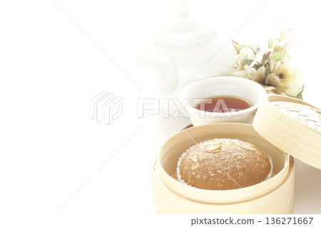 竹蒸籠裡的馬來茶 136271667