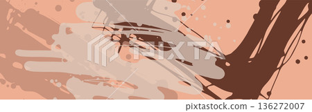 Abstract color hand drawn backgrounds for design. 136272007
