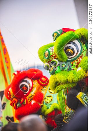 Lion dance Lion dance 136272187