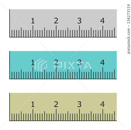 An enlarged illustration of a ruler measuring in millimeters An enlarged illustration of a ruler measuring in millimeters 136273519