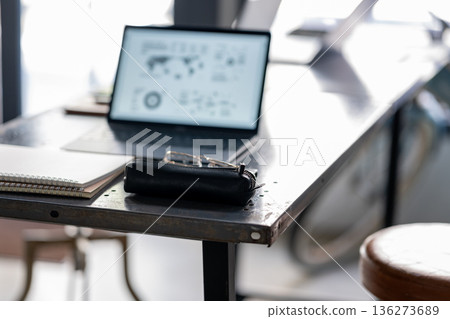 Desk PC work Desk PC work 136273689