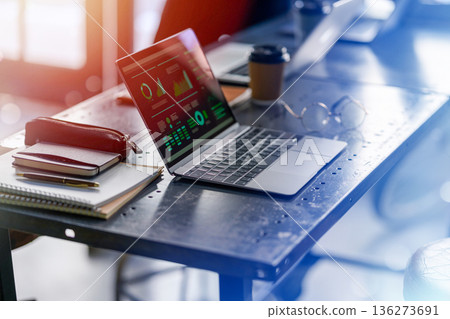 Laptop and data 136273691