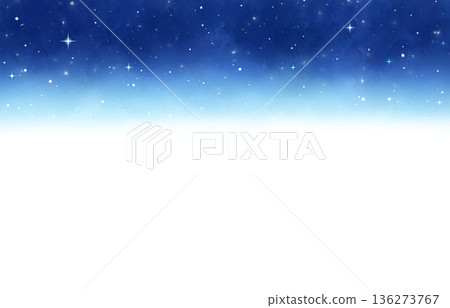 Blue starry sky watercolor blur background Blue starry sky watercolor blur background 136273767