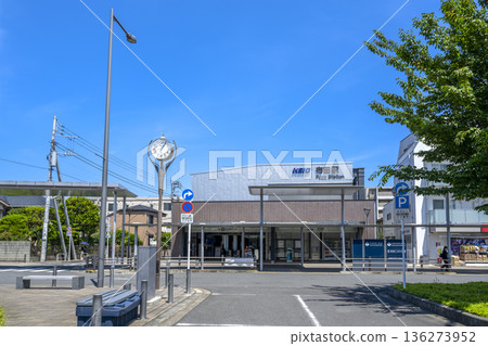 東京調布市福田車站的城市景觀 136273952