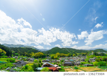 山梨縣身延町的景色 136273984