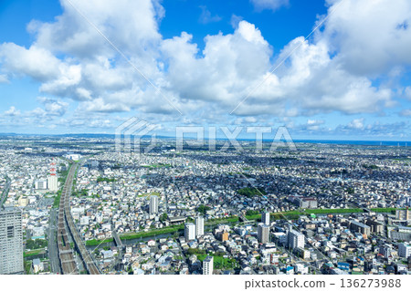 Urban landscape of Hamamatsu City, Shizuoka Prefecture 136273988