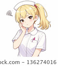 Troubled nurse 136274016