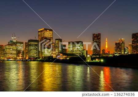 東京夜景及海灣地區 136274036