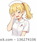 Crying nurse 136274106