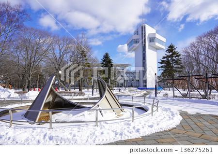冬日苫小牧市綠丘公園展望台 136275261
