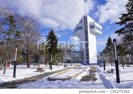 冬日苫小牧市綠丘公園展望台 136275262