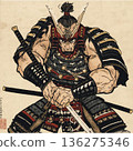 Samurai in armor 136275346