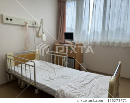 Hospital room scenery Hospital room scenery 136275771