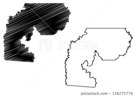 Candeias do Jamari municipality (State of Rondonia or Rondonia, RO, Municipalities of Brazil, Federative Republic of Brazil) map vector illustration, scribble sketch Candeias do Jamari map Candeias do Jamari municipality (State of Rondonia or Rondonia, RO, Municipalities of Brazil, Federative Republic of Brazil) map vector illustration, scribble sketch Candeias do Jamari map 136275779