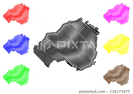 Braunau am Inn district (Republic of Austria or osterreich, Upper Austria or Oberosterreich state) map vector illustration, scribble sketch Bezirk Braunau am Inn map Braunau am Inn district (Republic of Austria or osterreich, Upper Austria or Oberosterreich state) map vector illustration, scribble sketch Bezirk Braunau am Inn map 136275975