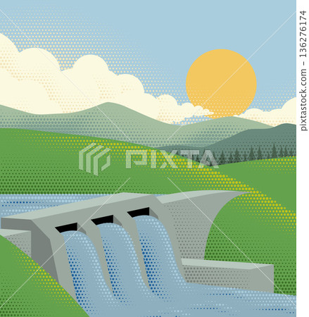 Dam Hydroelectric Water Power Hydro Plant Energy 136276174