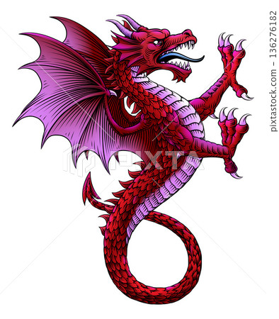 Heraldry Wyvern Heraldic Coat of Arms Dragon Heraldry Wyvern Heraldic Coat of Arms Dragon 136276182
