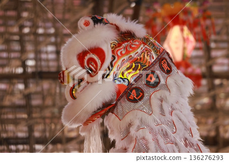 chinese new year, chinese, lion 136276293