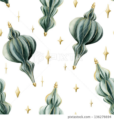 Hanging decorations turquoise sage blue green paper or wooden lanterns seamless pattern. Watercolor hand painted illustration isolated on white background for Ramadan design Muslim holiday Eid Mubarak Hanging decorations turquoise sage blue green paper or wooden lanterns seamless pattern. Watercolor hand painted illustration isolated on white background for Ramadan design Muslim holiday Eid Mubarak 136276694