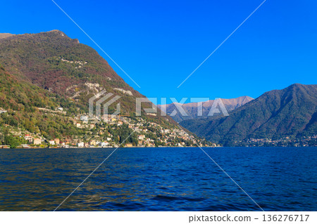 Breathtaking view of Lake Como, Lombardy, Italy Breathtaking view of Lake Como, Lombardy, Italy 136276717