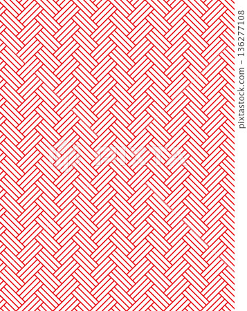 Red cypress fence pattern background 136277108