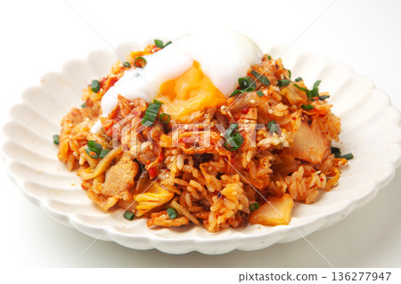 豬肉泡菜炒飯 136277947