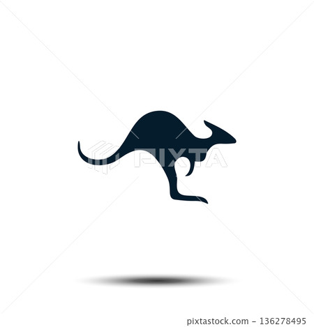 Kangaroo Icon Vector Design Template Illustration EPS 10 Kangaroo Icon Vector Design Template Illustration EPS 10 136278495